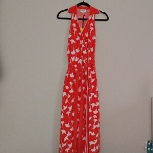 Diane Von Furstenberg Small Collared Wrap Dress NWT